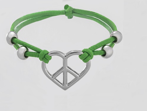 #2363 Peace Sign Bracelet 