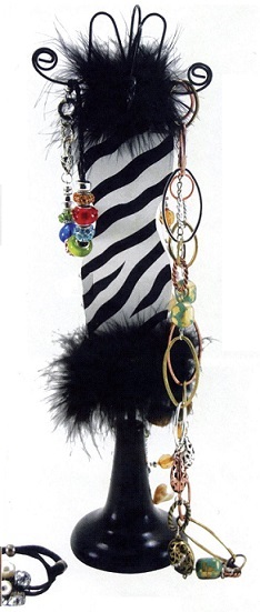 #7718 Zebra Jewelry Organizer