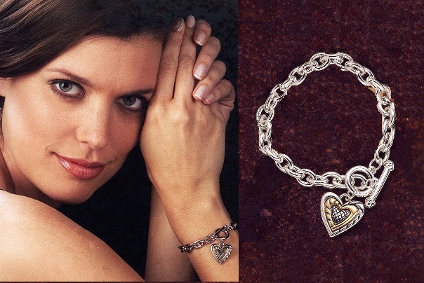 #9265 Heart Charm Bracelet